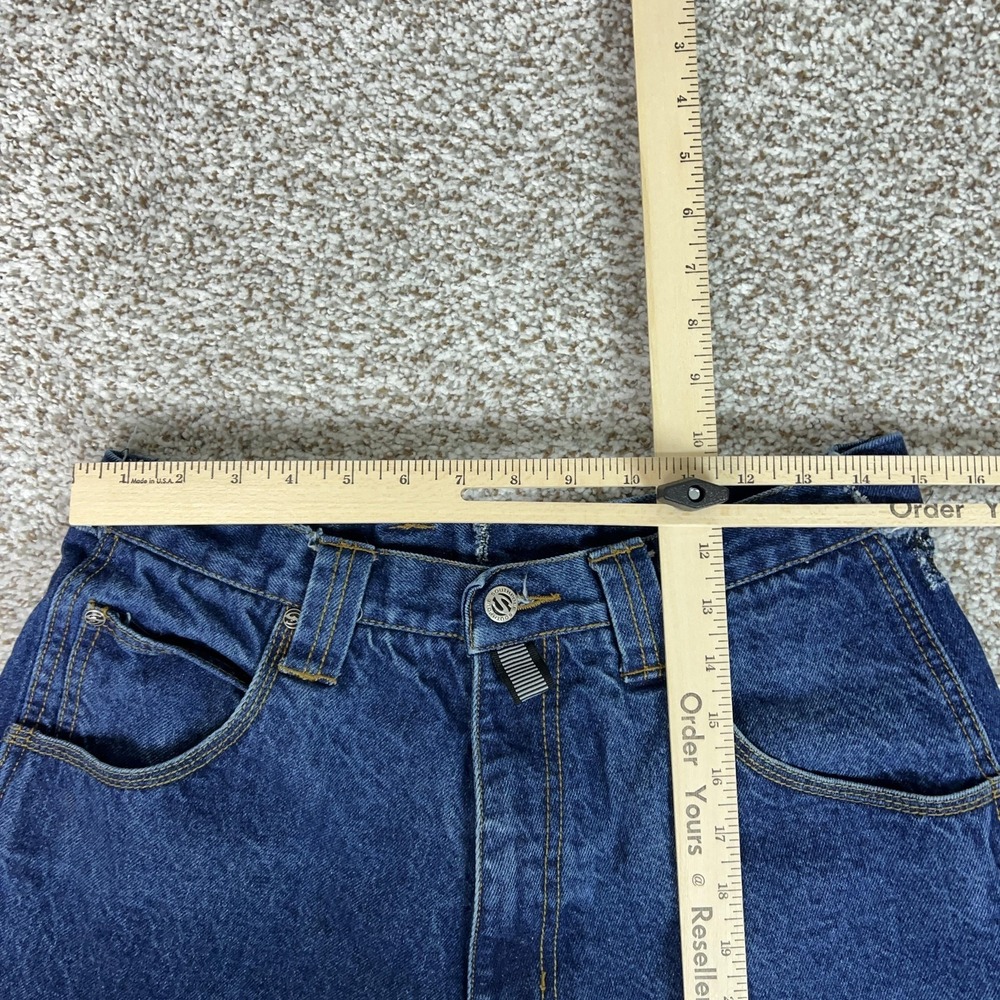 Vintage Southpole Shorts Mens 30 Blue Denim Jorts Embroidered Baggy Y2K Hip Hop - Picture 5 of 12